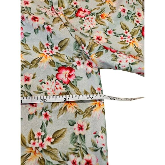 Seamus X Alial Fital Floral Print Shirt Short‎ Sleeve Button Up Casual Menswear - Picture 5 of 9